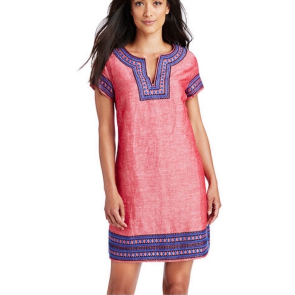 Vineyard Vines Red and Blue Dress
